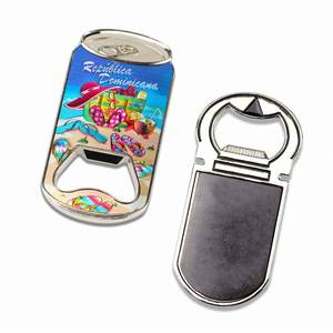 Custom Print Souvenir Magnetic Bottle Abridor Magnetico De Botellas <b>Fridge</b> Magnet With Opener Logo - Product Image 6