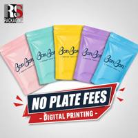 Sachet Doypack Premium de Qualité Alimentaire pour Savon Artisanal, en Papier Kraft Stratifié, avec Fermeture Éclair et Doublure en Feuille Métallique Anti-Humidité