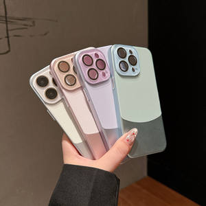 2024 NOUVEAU design coque de téléphone Housse en cuir PU avec <span class=keywords><strong>protection</strong></span> de l'appareil photo pour <span class=keywords><strong>Iphone</strong></span> 16 pro max 15 pro max Electro placage funda forro - Product Image 2