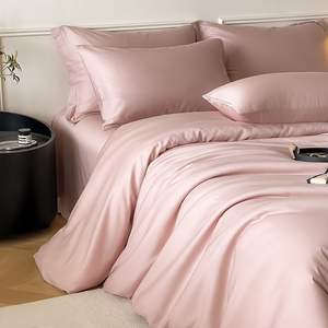 Juego de Sábanas y Funda Nórdica de Lyocell de Color Sólido Personalizable al por Mayor - Fabricación Ecológica - Product Image 1