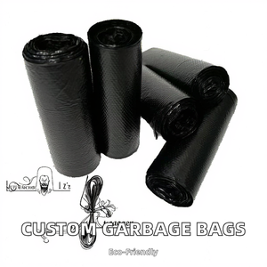 Garbage <b>Bags</b> Bottom Star <b>Seal</b> Flat Bottom Trash <b>Bags</b> Heavy Duty Thick Plastic Bin Liners for Home Office Industrial Use - Product Image 4