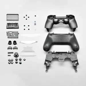 JDM 050 055 JDS-050 JDS-055 Front & Back Housing Shell Case Cover Replacement For 4 PS4 Pro Slim Controller