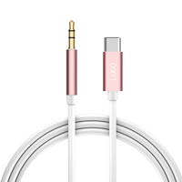Câble adaptateur audio USB-C vers jack 3,5 mm pour voiture, casque et écouteurs