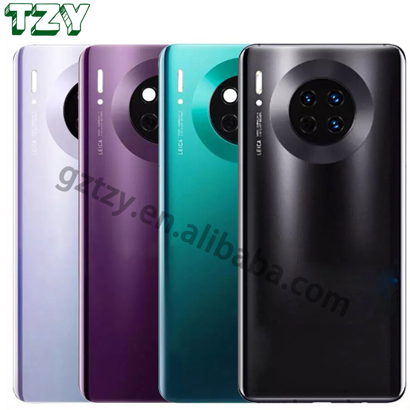 Оригинальная Задняя стеклянная крышка батарейного отсека для Huawei Mate 30, задняя крышка для корпуса Mate 30, дверной чехол со стеклянным объективом камеры