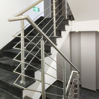 Rampe en câble d'acier inoxydable pour maison, villa, hôtel, balcon, escalier/plateforme - Facile à installer, qualité 316, antirouille, design moderne