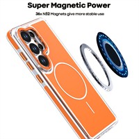Étui de téléphone magnétique robuste pour Samsung Galaxy S25 Ultra, double couche, antichoc, protection robuste, coque de téléphone mobile