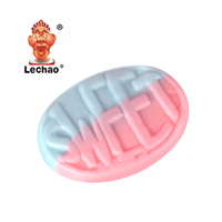Bonbons Lechao en vrac, nouveauté, forme de crâne, gommes à mâcher saveur fruitée, bonbons gommes pour Halloween, vente en gros