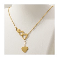 Collier ras du cou tendance en acier inoxydable plaqué or 18 carats avec chaîne à maillons, pendentif étoile et perle pour femme, idéal pour fiançailles, mariage, anniversaire