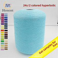 Fil mélangé en polyester teint doublement pour vêtements et produits tricotés – Sélection multicolore, carte de couleurs gratuite, fabricants