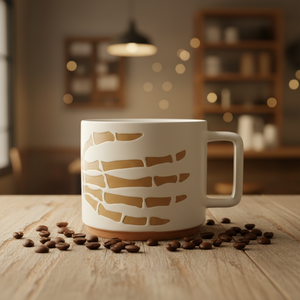 Hot Selling <b>Halloween</b> Pattern Modern Luxury Gold Plated Ceramic Porcelain <b>Mug</b> Dishwasher & Microwave Safe for Party Use - Product Image 3