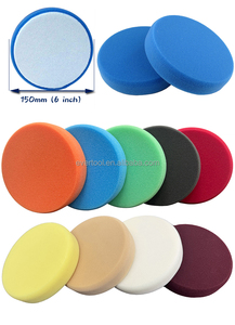 Bantalan pemoles mobil EVERTOOL grosir 6 inci 150mm <span class=keywords><strong>3</strong></span> langkah bantalan penyemir pengilap busa detail otomatis bantalan lilin - Product Image 5