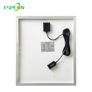 แผงโซลาร์เซลล์โพลีคริสตัลไลน์ Espeon 20W 6V พร้อมระบบป้องกันแรงดันไฟฟ้าสำหรับการชาร์จโทรศัพท์มือถือ - Product Image 1