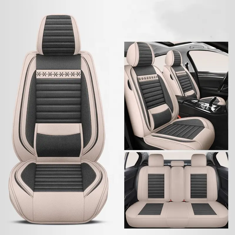 Universal Linen Comfort Auto Seat Cover Classic Full Seat Car Chair Seat Covers