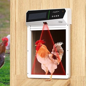 Puerta Automática <span class=keywords><strong>para</strong></span> Gallinero con Sensor Infrarrojo Solar y Protección Antipinzamiento, Cerradura Enrollable con Carga Solar y Control por Aplicación - Product Image 2