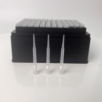 Embouts de pipette stériles en PP jetables de 250 µL, transparents, en boîte, pour Aglient Bravo
