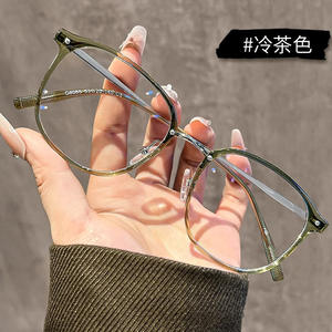 Monturas de Gafas Danyang Ovaladas con Protección Anti Luz Azul, Montura Completa para Mujer, Lentes de PC 8065, Ajuste Profesional - Product Image 5