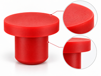 Bouchon en silicone de type T moulé sur mesure pour équipement électronique