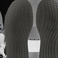 Semelles de remplacement antidérapantes en caoutchouc Longheng pour chaussures et bottes unisexes, confortables, 4 mm d'épaisseur, pour chaussures de sport