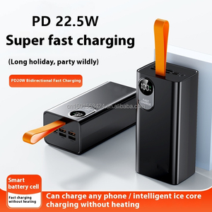 Batterie externe super haute capacité 60000mAh Chargeur <span class=keywords><strong>portable</strong></span> à charge rapide 22.5W avec 4 ports USB Affichage LED <span class=keywords><strong>Sortie</strong></span> PD type-c - Product Image 5