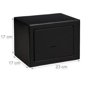 Đơn giản đôi bắt vít an ninh thép nhỏ nhỏ an toàn hộp cơ khí nhà an toàn với các phím cửa hàng có giá trị - Product Image 2