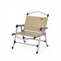 Chaise pliante Kermit en alliage d'aluminium ultra-léger, portable pour le camping en plein air, les activités de camping et les pique-niques