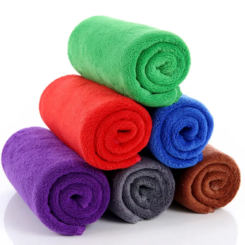 कस्टम mirco फाइबर washcloths कार सफाई का ब्यौरा कार सुखाने तौलिया कार तौलिया microfiber तौलिया