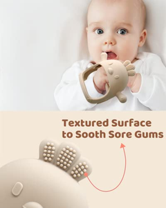 Safe Food-Grade <b>Silicone</b> Baby Teether Toys 12 Colors Cartoon Animal Design BPA-Free Teething Mitt Custom Logo/Packing Wholesale - Product Image 5