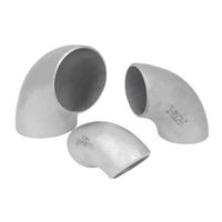 Coude en acier inoxydable à haute pression, peint, à 90, 45 et 180 degrés, 5 pouces (127 mm), économique, pour l'industrie chimique