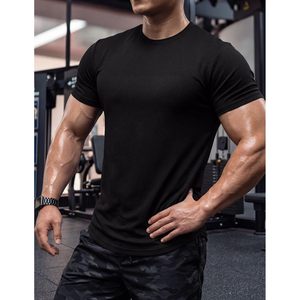 T-shirt en tricot texturé pour homme FOXA, manches courtes, respirant, coton et élasthanne, décontracté, pour la salle de sport, l'entraînement, l'athlétisme - Product Image 3