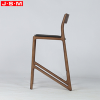 Moderner Luxus-Eschenholzrahmen Küchen-Thekenhocker Hoher Barhocker Holz-Barhocker Küchen-Theken-Barstühle