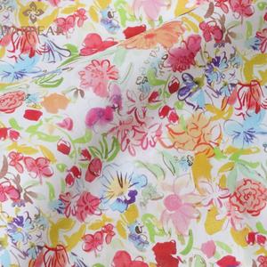 Tela de Algodón Estampada Personalizada de Moda HAPPEAK, Hermosa Tela de Algodón con Estampado Floral Rosa Estilo Liberty London para Ropa Infantil - Product Image 4