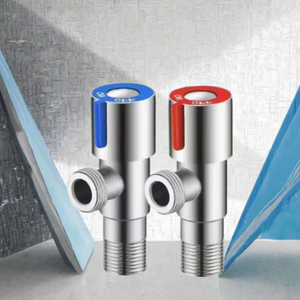 <span class=keywords><strong>Rubinetteria</strong></span> Moderna per Bagno in Acciaio Inox 304, Miscelatore Angolare di Qualità e Accessori per Rubinetti 1/2 - Product Image 3