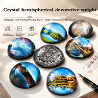 Posavasos de cristal de forma irregular, estilo chino, para oficina, restauradores de papelería, prensa de papel para caligrafía, regalo de negocios, para mesa