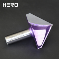HERO outils de coupe de bois Double flûte carbure pointe Freud CNC mèches de routeur fraise