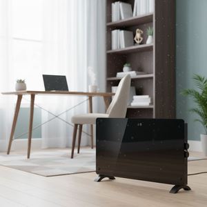 Chauffage infrarouge à convection mécanique autonome en verre, avec protection contre la surchauffe et fil chauffant – Meilleures ventes - Product Image 3