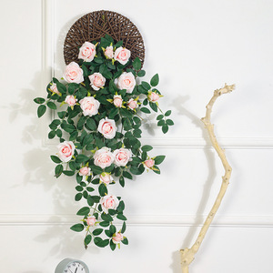 Guirnalda de Rosas Artificiales Decorativas para Colgar en la Pared, de Seda, de 30cm-100cm, Decoración para el Hogar - Product Image 4
