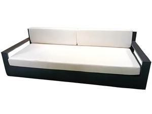 Muebles de Lujo para Exteriores de Aluminio, 3 Plazas, Cojines Impermeables, Modernos, para Patio Junto a la Piscina, para Resort o Villa - Product Image 1