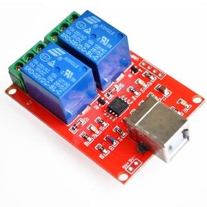 Módulo de relé de 2 canales y 5V, control inteligente de <span class=keywords><strong>PC</strong></span>, interruptor de control de ordenador, interruptor de control USB Plug-and-play - Product Image 1