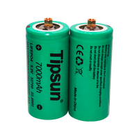 Cellule cylindrique Lifepo4 32700 7Ah 2C 3.2V, batterie haute puissance pour véhicule électrique et système de stockage d'énergie solaire