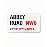 Aimant de réfrigérateur personnalisé en acrylique en forme de plaque de rue londonienne, autocollant magnétique rectangulaire pour souvenirs touristiques