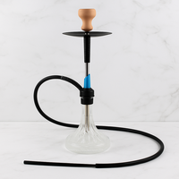 Ensemble de chicha en aluminium laqué coloré, personnalisable, portable, moderne, pour salon, bar, fête, maison, club, cadeau