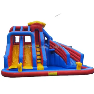 China Big Playground Kids Bouncy Castle Balloon Palace Inflatable Carton King Theme Combo Slide Jumping Bounce House