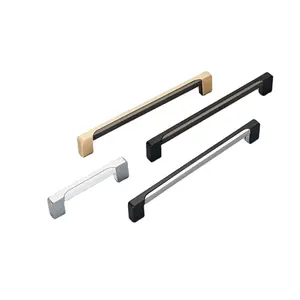 AKADA New Arrival Hardware Kitchen Furniture Handles Cabinet Handle 2019 in Black and White Color Free Dining Room Customized