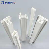 Profils en plastique Upvc Windows d'extrusion de fenêtre de PVC favorable à l'environnement de 60MM