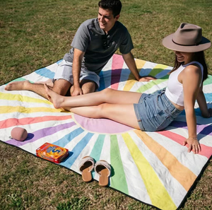 Mantas de <span class=keywords><strong>Picnic</strong></span> Plegables, Impermeables y Duraderas, Lavables a Máquina, para Campamentos Familiares y Viajes al Aire Libre - Product Image 5