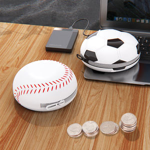 Custom Gift Craft Basketball Baseball Pattern Keychains <b>Bag</b> Pendant Silicone Football Stylish and Convenient Coin Purse Keychain - Product Image 1