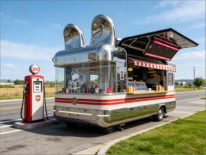 Food Truck per Servizi Fotografici con Stazione di Ricarica Attrezzature <span class=keywords><strong>e</strong></span> Servizi Artigianali per Crew Cinematografiche - Product Image 1