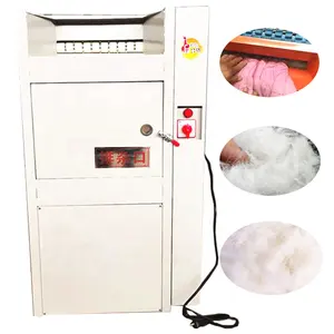 Mesin daur ulang kain otomatis ke bawah dan bulu mesin daur ulang tekstil limbah