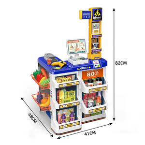 Cesta de Compras de Plástico JinYing para Niños, Juego de Supermercado - Product Image 1
