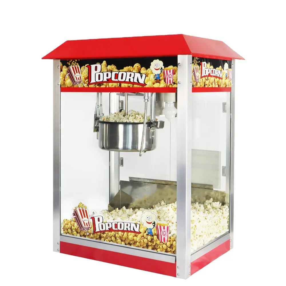 China Guangzhou Tabletop Automatic Popcorn Maker Commercial Sweet Popcorn Machine Industrial Pop Corn Making Machine